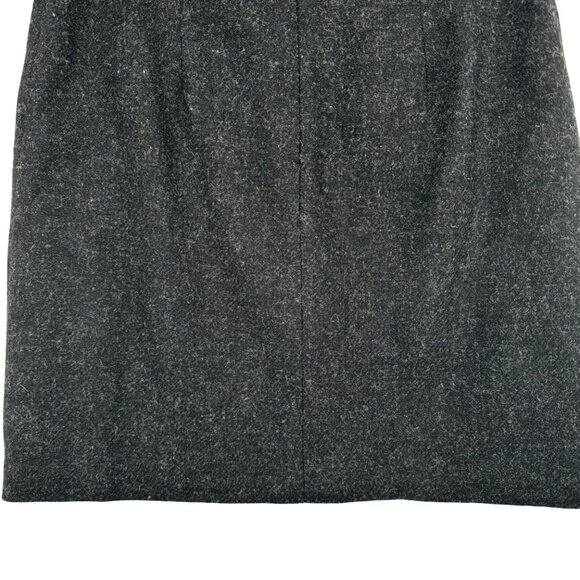 Boden Women's Wool Blend A-Line Skirt Size 10 black - Picture 5 of 7